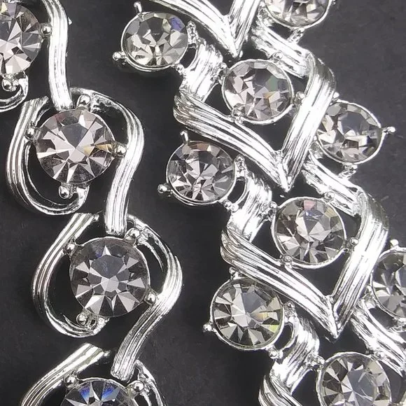 Vintage Kramer choker necklace and bracelet lot  gorgeous quality vintage lot - Picture 8 of 17